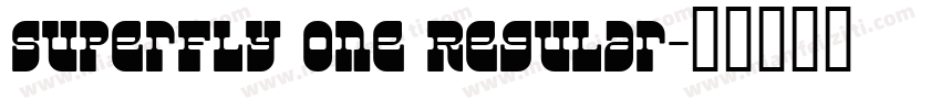 SuperFly One Regular字体转换